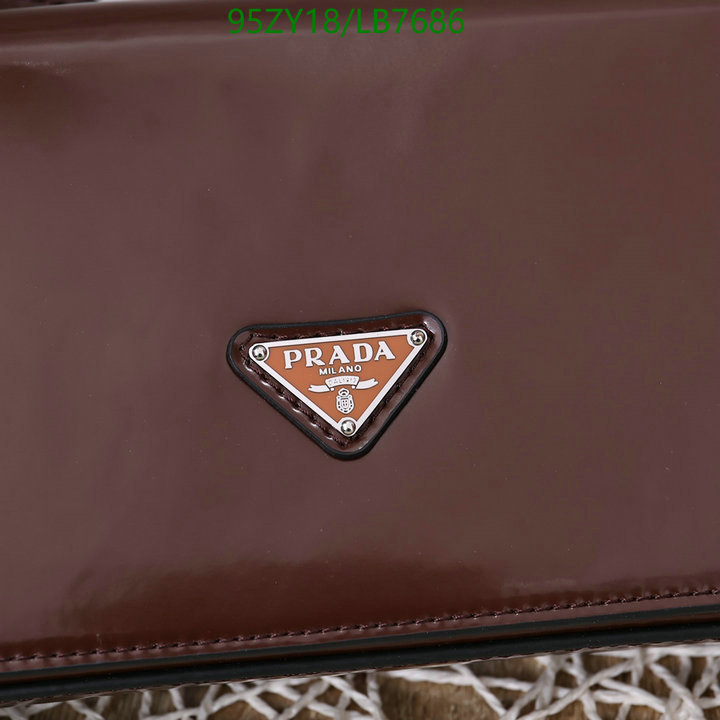 Prada Bag-(4A)-Diagonal- Code: LB7686 $: 95USD