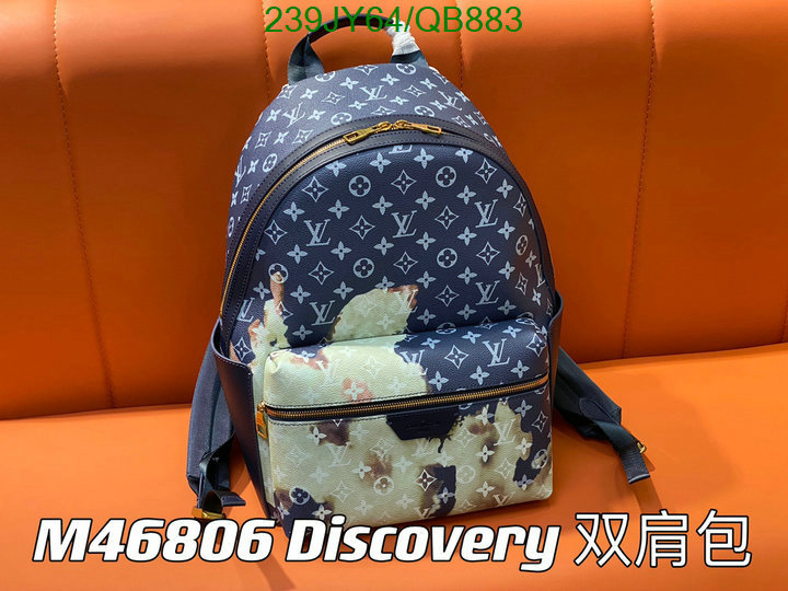 LV Bag-(Mirror)-Backpack- Code: QB883 $: 239USD