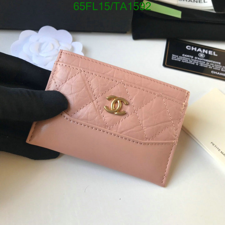 Chanel Bag-(Mirror)-Wallet- Code: TA1592 $: 65USD