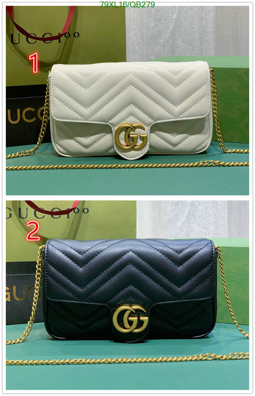 Gucci Bag-(4A)-Marmont Code: QB279 $: 79USD