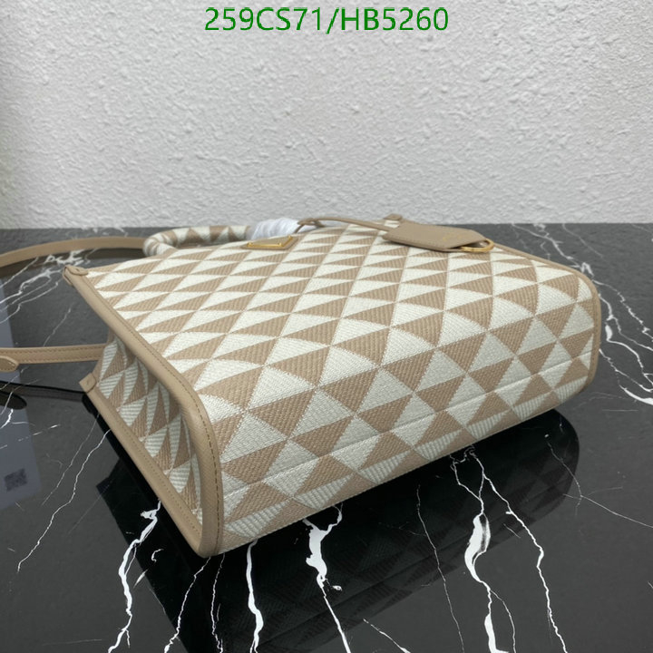 Prada Bag-(Mirror)-Handbag- Code: ZB5260 $: 259USD