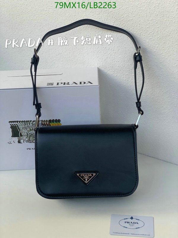 Prada Bag-(4A)-Diagonal- Code: LB2263 $: 79USD