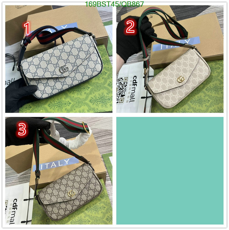 Gucci Bag-(Mirror)-Diagonal- Code: QB867 $: 169USD