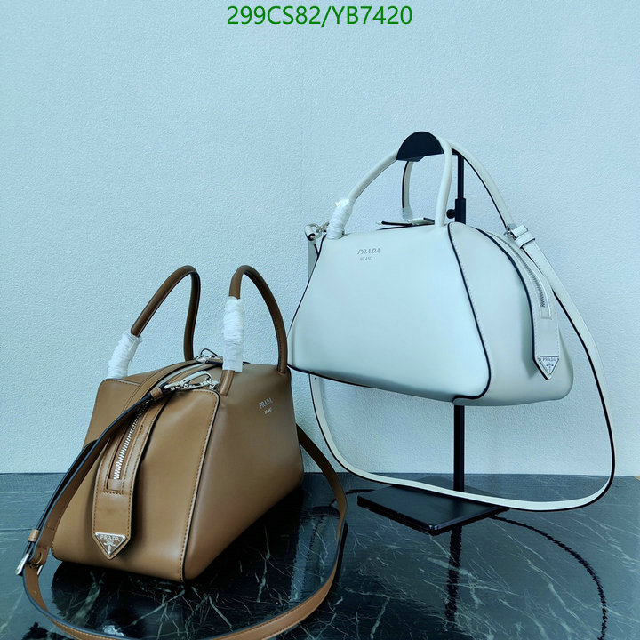 Prada Bag-(Mirror)-Handbag- Code: YB7420 $: 299USD