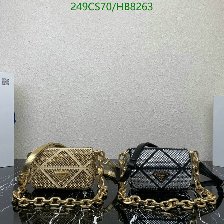 Prada Bag-(Mirror)-Diagonal- Code: HB8263 $: 249USD