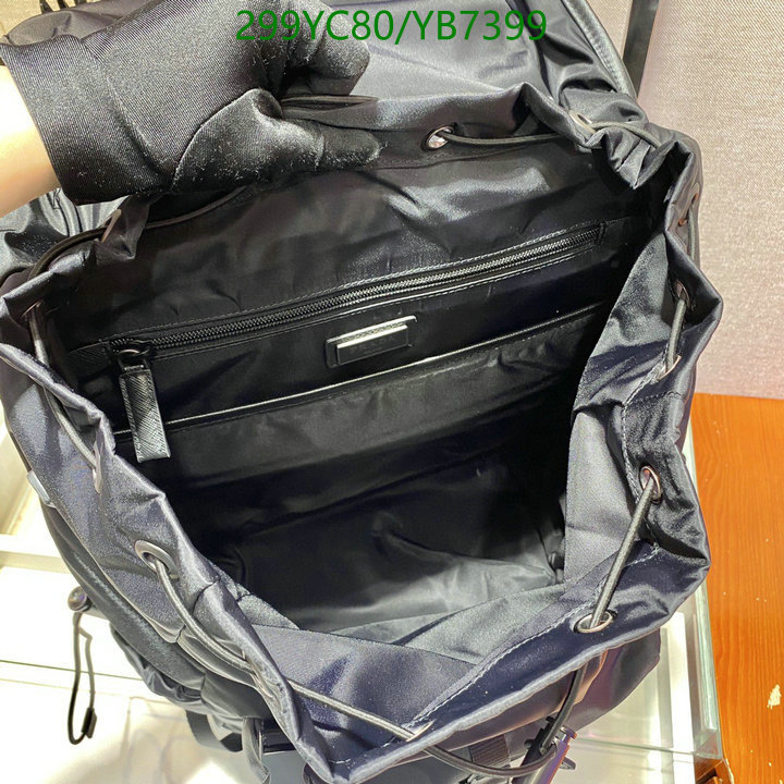 Prada Bag-(Mirror)-Backpack- Code: YB7399 $: 299USD