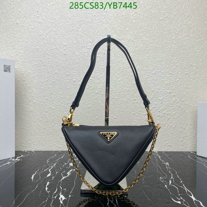 Prada Bag-(Mirror)-Triangle- Code: YB7445 $: 285USD