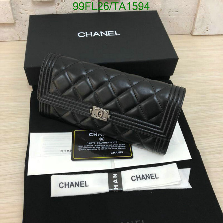 Chanel Bag-(Mirror)-Wallet- Code: TA1594 $: 99USD