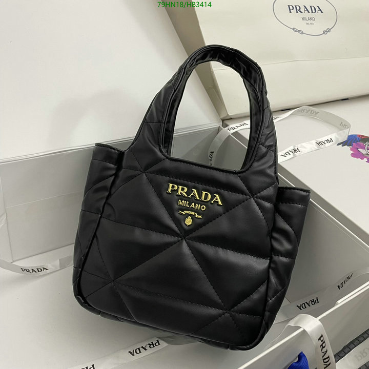 Prada Bag-(4A)-Handbag- Code: HB3414 $: 79USD