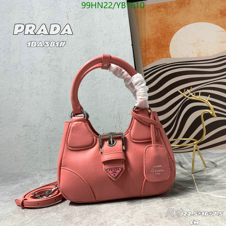 Prada Bag-(4A)-Handbag- Code: YB7610 $: 99USD