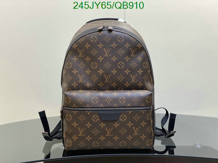 LV Bag-(Mirror)-Backpack- Code: QB910 $: 245USD