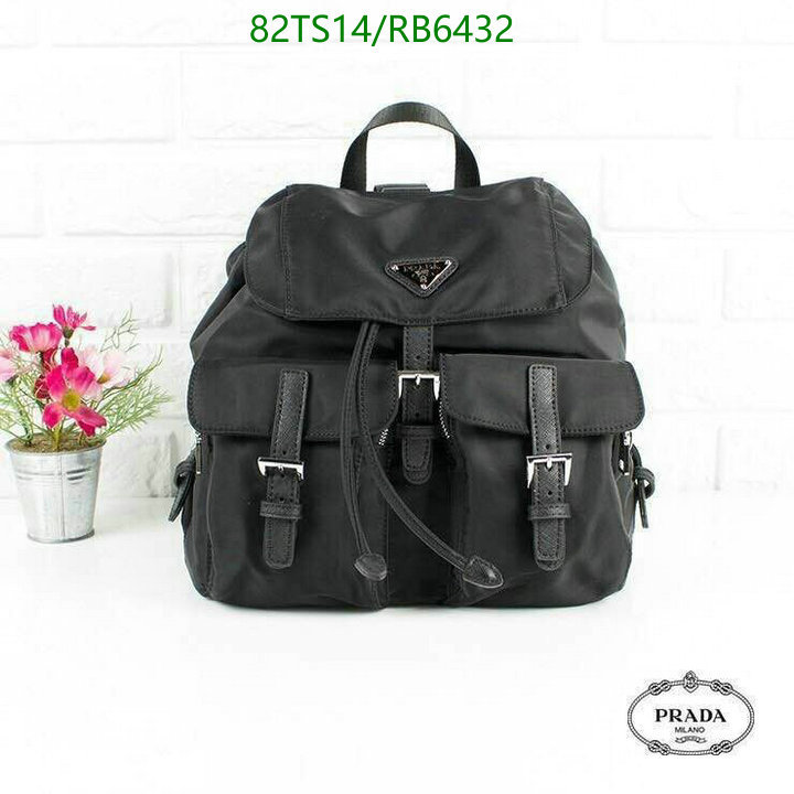 Prada Bag-(4A)-Backpack- Code: RB6432 $: 82USD