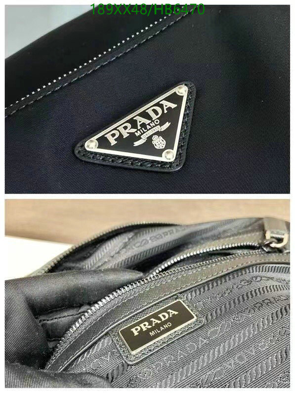 Prada Bag-(Mirror)-Handbag- Code: HB6470 $: 189USD