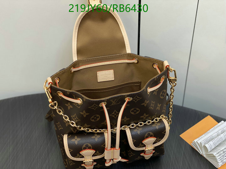 LV Bag-(Mirror)-Backpack- Code: RB6430 $: 219USD