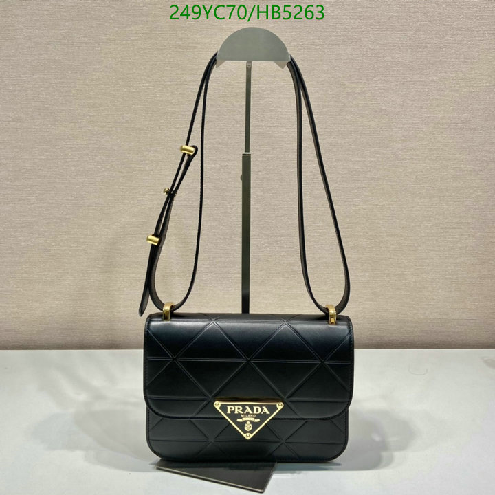 Prada Bag-(Mirror)-Diagonal- Code: ZB5263 $: 249USD