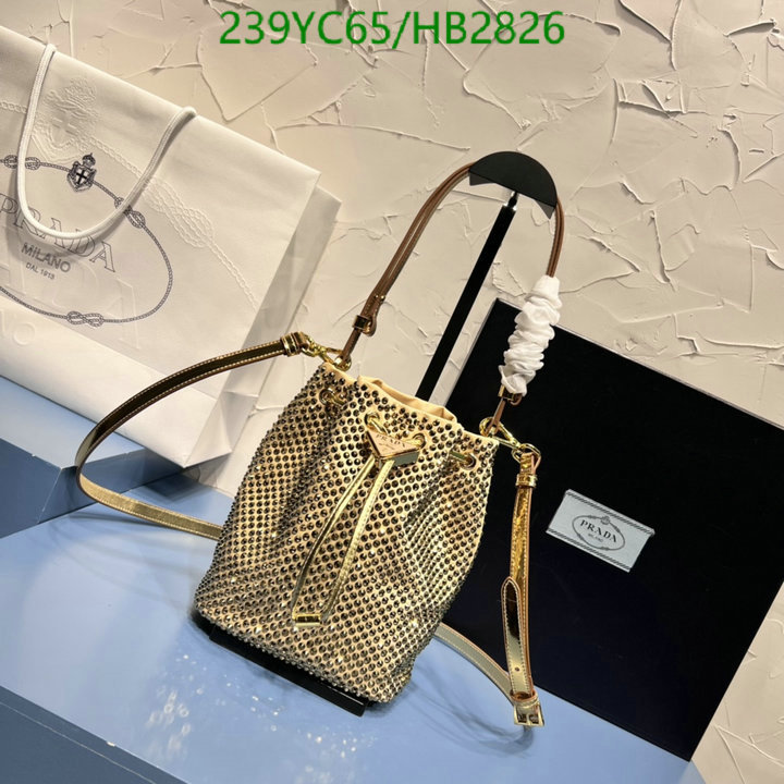 Prada Bag-(Mirror)-Bucket Bag- Code: HB2826 $: 239USD