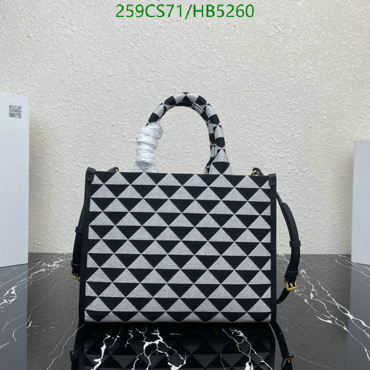 Prada Bag-(Mirror)-Handbag- Code: ZB5260 $: 259USD