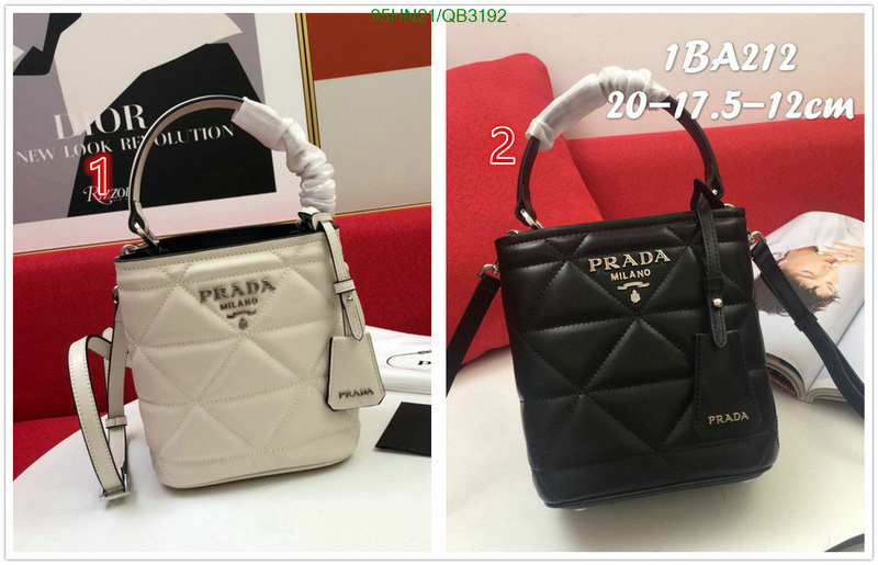 Prada Bag-(4A)-Bucket Bag- Code: QB3192 $: 95USD