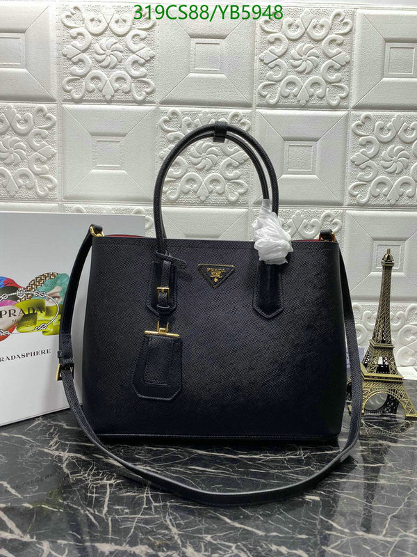 Prada Bag-(Mirror)-Handbag- Code: YB5948 $: 319USD