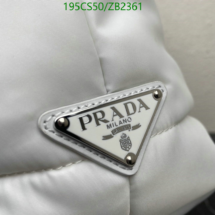 Prada Bag-(Mirror)-Handbag- Code: ZB2361 $: 195USD