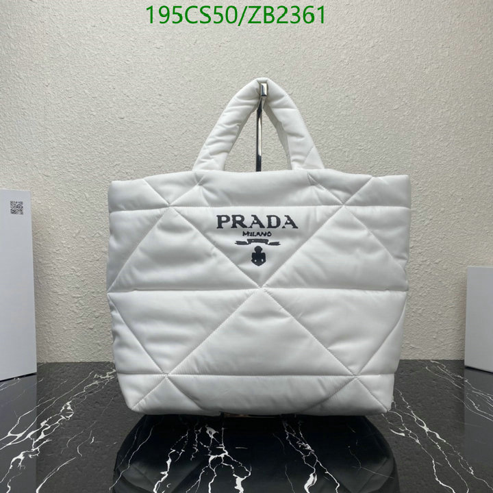 Prada Bag-(Mirror)-Handbag- Code: ZB2361 $: 195USD