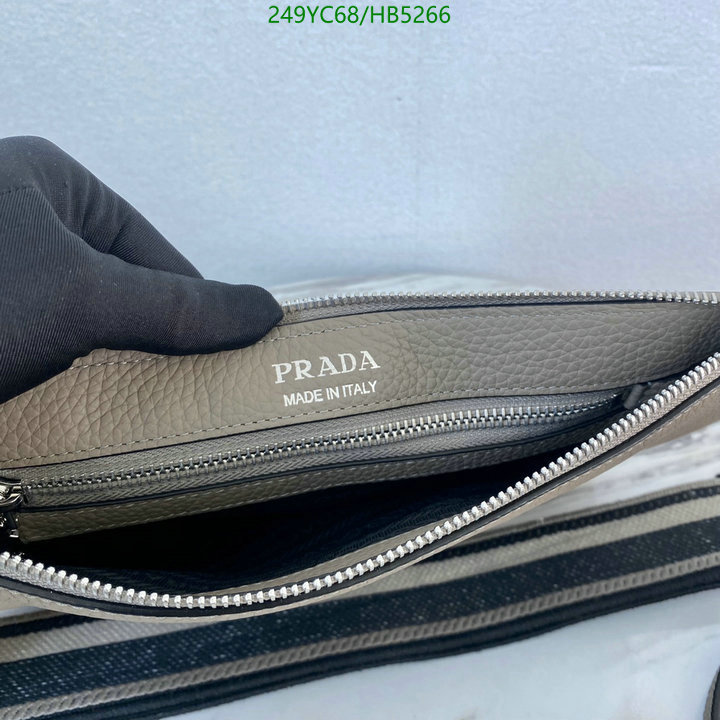 Prada Bag-(Mirror)-Handbag- Code: ZB5266 $: 249USD