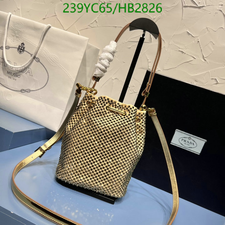 Prada Bag-(Mirror)-Bucket Bag- Code: HB2826 $: 239USD