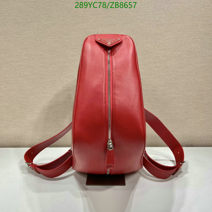 Prada Bag-(Mirror)-Backpack- Code: ZB8657 $: 289USD