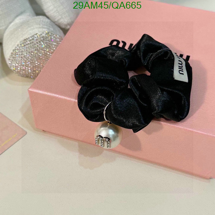 Headband-MIU MIU Code: QA665 $: 29USD