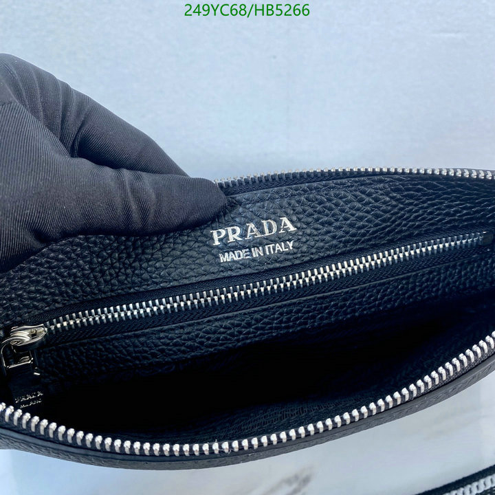 Prada Bag-(Mirror)-Handbag- Code: ZB5266 $: 249USD