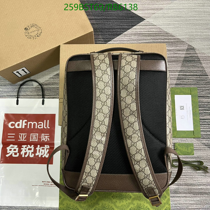 Gucci Bag-(Mirror)-Backpack- Code: RB6138 $: 259USD