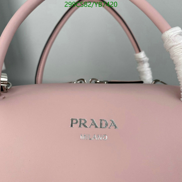 Prada Bag-(Mirror)-Handbag- Code: YB7420 $: 299USD