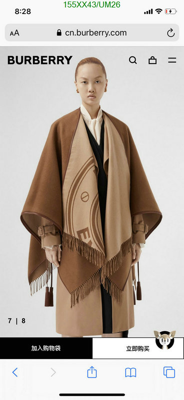 Scarf-Burberry Code: UM26 $: 155USD