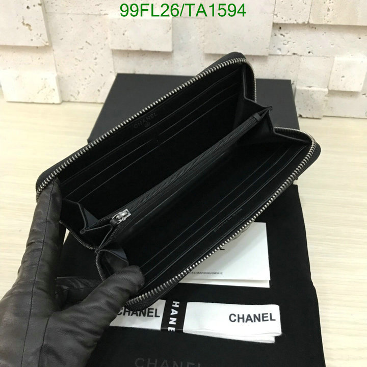 Chanel Bag-(Mirror)-Wallet- Code: TA1594 $: 99USD