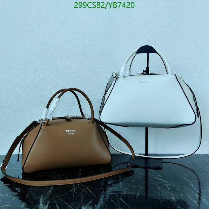 Prada Bag-(Mirror)-Handbag- Code: YB7420 $: 299USD