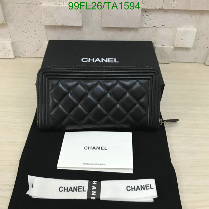 Chanel Bag-(Mirror)-Wallet- Code: TA1594 $: 99USD