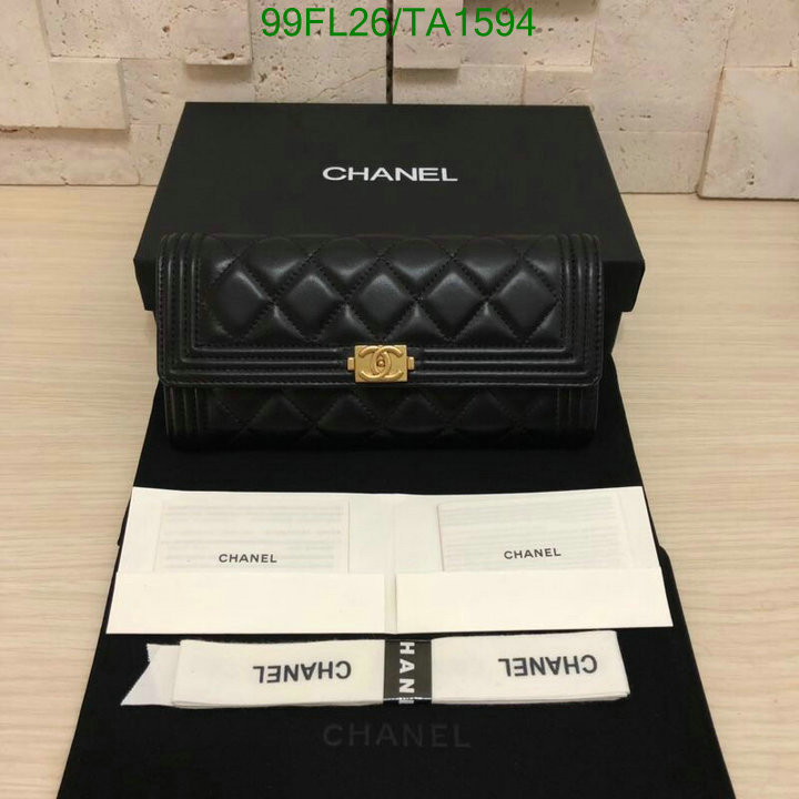 Chanel Bag-(Mirror)-Wallet- Code: TA1594 $: 99USD