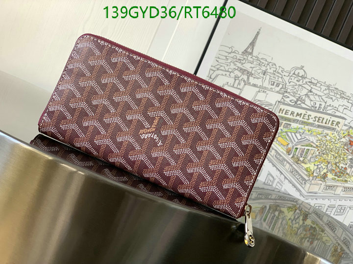 Goyard Bag-(Mirror)-Wallet- Code: RT6480 $: 139USD