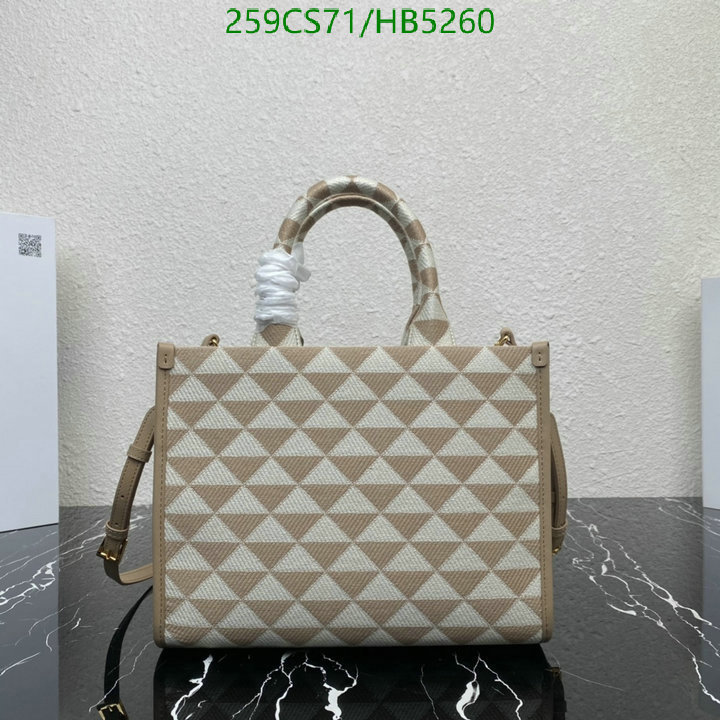 Prada Bag-(Mirror)-Handbag- Code: ZB5260 $: 259USD