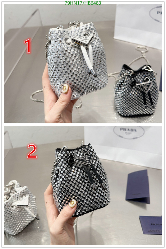 Prada Bag-(4A)-Bucket Bag- Code: HB6483 $: 79USD