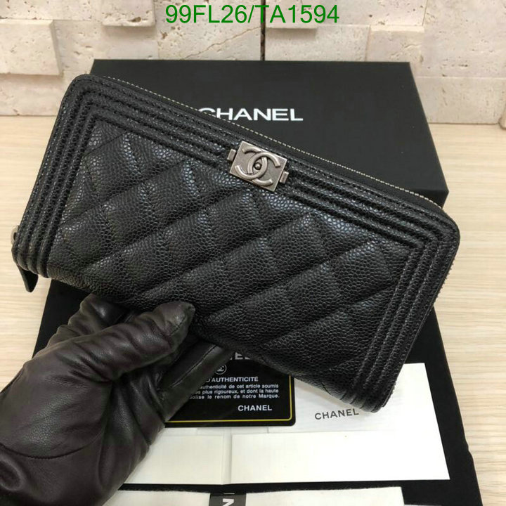 Chanel Bag-(Mirror)-Wallet- Code: TA1594 $: 99USD