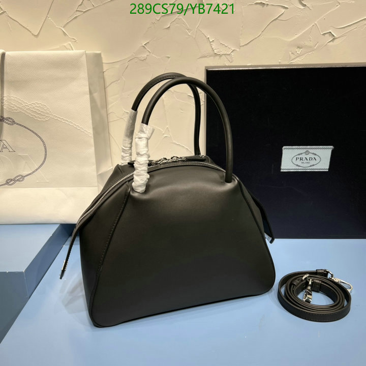 Prada Bag-(Mirror)-Handbag- Code: YB7421 $: 289USD