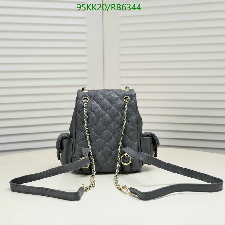 Chanel Bag-(4A)-Backpack- Code: RB6344 $: 95USD