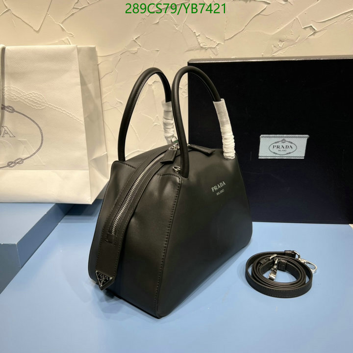 Prada Bag-(Mirror)-Handbag- Code: YB7421 $: 289USD