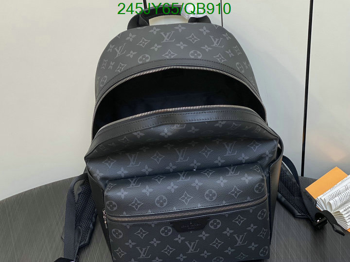 LV Bag-(Mirror)-Backpack- Code: QB910 $: 245USD