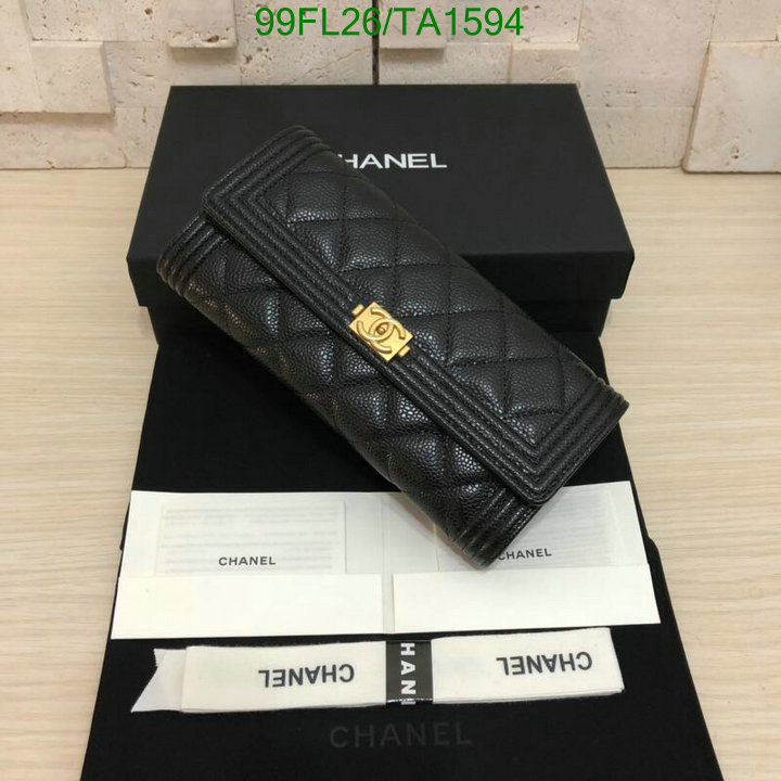 Chanel Bag-(Mirror)-Wallet- Code: TA1594 $: 99USD