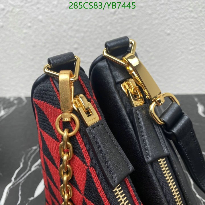 Prada Bag-(Mirror)-Triangle- Code: YB7445 $: 285USD