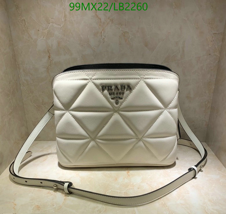 Prada Bag-(4A)-Diagonal- Code: LB2260 $: 99USD