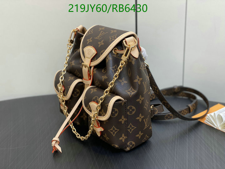 LV Bag-(Mirror)-Backpack- Code: RB6430 $: 219USD