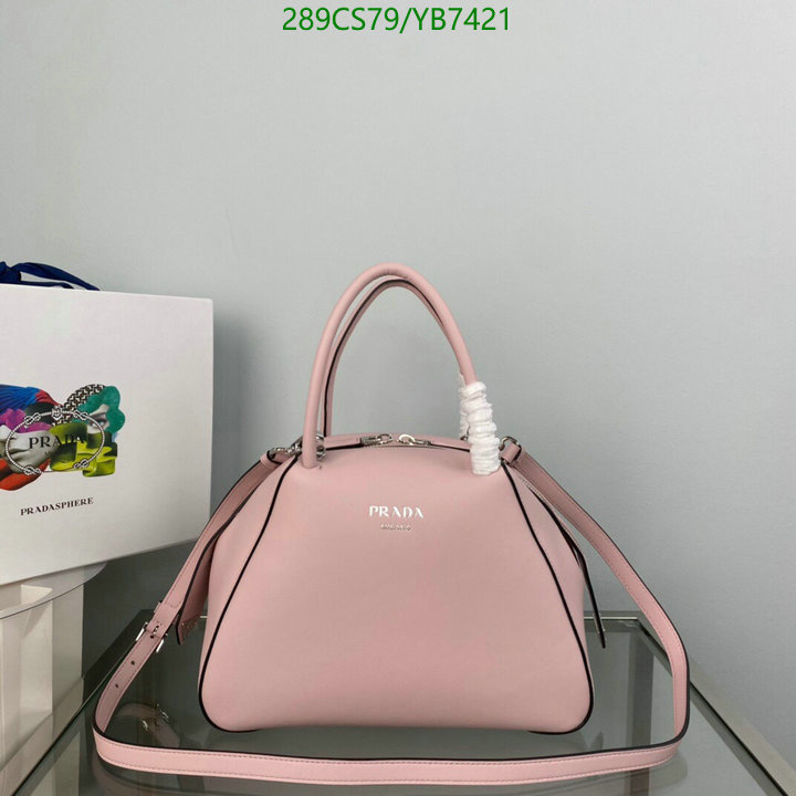 Prada Bag-(Mirror)-Handbag- Code: YB7421 $: 289USD